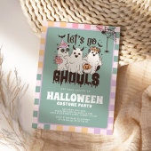 Invitation Allons Gouls Super Halloween Costume Party