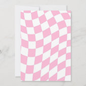 Invitation Allons les filles Pink Space Disco Cowgirl Anniver (Dos)