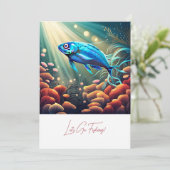 Invitation Allons pêcher l'invitation (Debout devant)