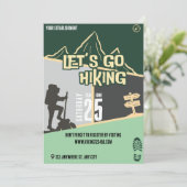 Invitation allons randonnée à l'école (Debout devant)