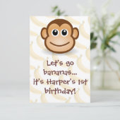 Invitation Allons-y bananes (Debout devant)