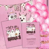 Invitation Allons-y GHOLS Halloween Anniversaire