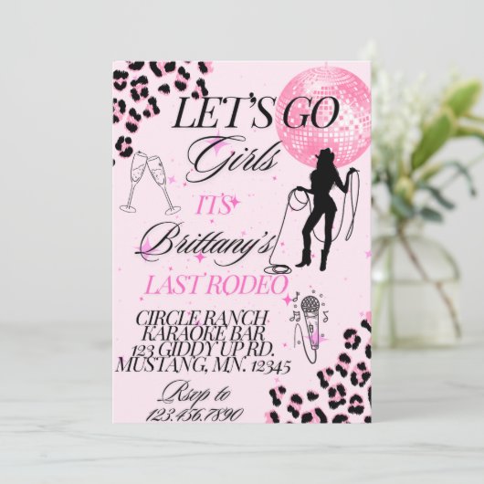 Invitation Allons-y les filles (Debout devant)