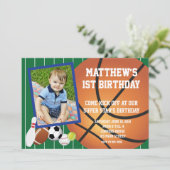 Invitation Allstar folâtre l'invitation d'anniversaire de (Debout devant)