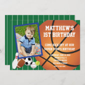 Invitation Allstar folâtre l'invitation d'anniversaire de (Devant / Derrière)