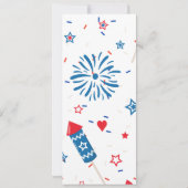 Invitation Allumez le ciel 4 juillet (Dos)