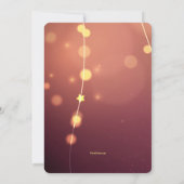 Invitation Allumez l'invitation de bal d'étudiants de ciel (Dos)