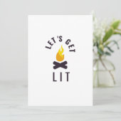 Invitation Allumons un feu de camp (Debout devant)