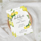 Invitation Almafi Vibes Lemon Bachelorette Party Week-end