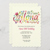 Invitation Aloha (Devant / Derrière)