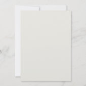 Invitation Aloha Baby Baby shower floral tropical blanc (Dos)