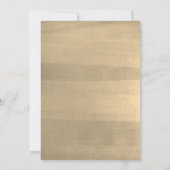 Invitation "Aloha Baby" Baby shower rose Feuille tropical (Dos)