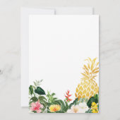 Invitation Aloha Baby Pineapple Baby Shower (Dos)