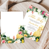 Invitation Aloha Baby Pineapple Baby Shower