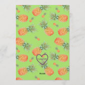 Invitation Aloha Baby, Pineapples & Pacifiers Baby Shower (Dos)