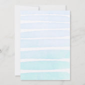 Invitation Aloha Baby shower d'ananas d'or (Dos)