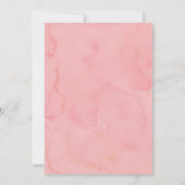 Invitation Aloha Baby shower rose Tropical Floral (Dos)