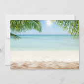 Invitation Aloha Beach Girls Luau Anniversaire Fête Invitatio (Dos)