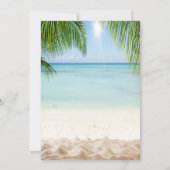 Invitation Aloha Beach Girls Luau Anniversaire Fête Invitatio (Dos)