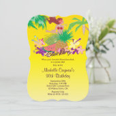 Invitation Aloha fête d'anniversaire de Luau (Debout devant)