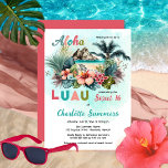 Invitation Aloha Luau Tropical Island Beach Sweet 16 Party<br><div class="desc">Célébrez votre Sweet 16 Ans de style tropical avec cette plage d'île fleurie tropicale "Aloha" "Luau". Que vous planifiez un bain à la plage ou dans votre jardin,  ce design est sûr d'avoir l'ambiance de l'île. "</div>