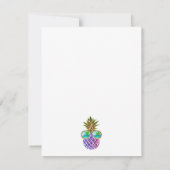 Invitation Aloha mignon ananas fête d'anniversaire (Dos)