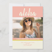 Invitation Aloha Photo d'ananas tropical (Devant)