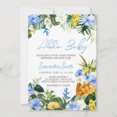 Invitation Aloha Pineapple Baby Shower (Devant)