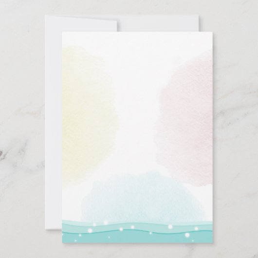 Invitation Aloha rose d'invitation d'anniversaire de Flamant (Dos)