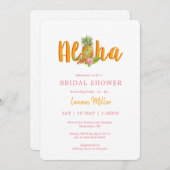 Invitation Aloha Tropical Bridal (Devant / Derrière)