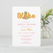 Invitation Aloha Tropical Bridal (Debout devant)