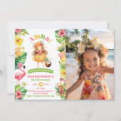 Invitation Aloha Tropical Hawaii luau (Devant)