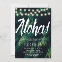 Aloha Tropical Palm Feuille Fête des mariées de pl
