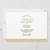 Invitation Alors et maintenant 2 Photo Graduation Party Invit (Dos)