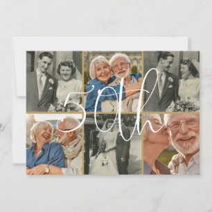 Invitation Alors Et Maintenant 6 Photo 50e Anniversaire De Ma