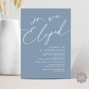 Invitation Alors, Nous Avons Été Moderne Romantique Dîner Mar