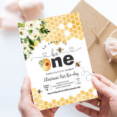 Invitation Alors Sweet To Bee One Theme Party Premier Anniver