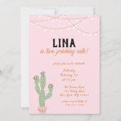 Invitation Alpaca Fiesta deuxième anniversaire (Dos)