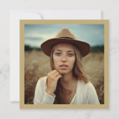 Invitation Alphabet L Monogramme Classique Photo Fête de Remi (Dos)