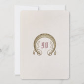 Invitation Alphonse Mucha 90e anniversaire Art Nouveau Foliag (Dos)