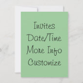 Invitation Alphonse Mucha Goddess Art (Dos)