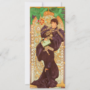 Invitation Alphonse Mucha Prince et Dragon
