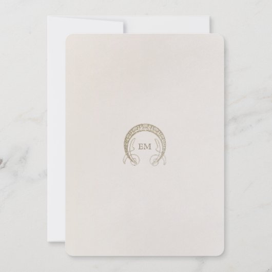 Invitation Alphonse Mucha Roses Célébration de la vie (Dos)