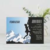 Invitation alpine de grimpeur (Debout devant)