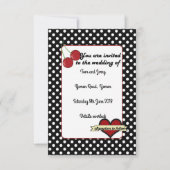 Invitation Alternative Rockabilly Wedding Invite (Devant)