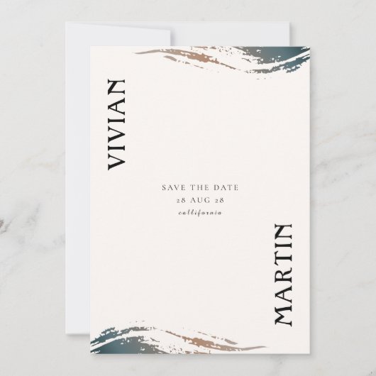 Invitation Always and for Eternity Save The Date (Devant)