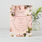 Invitation Always and Forever – Elegant Customizable  (Debout devant)