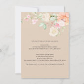 Invitation Alysa - Détails Fleurs de printemps de l'aquarelle (Dos)