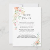 Invitation Alysa - Détails Fleurs de printemps de l'aquarelle (Devant)