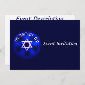 Invitation Am Yisrael Chai (Devant / Derrière)